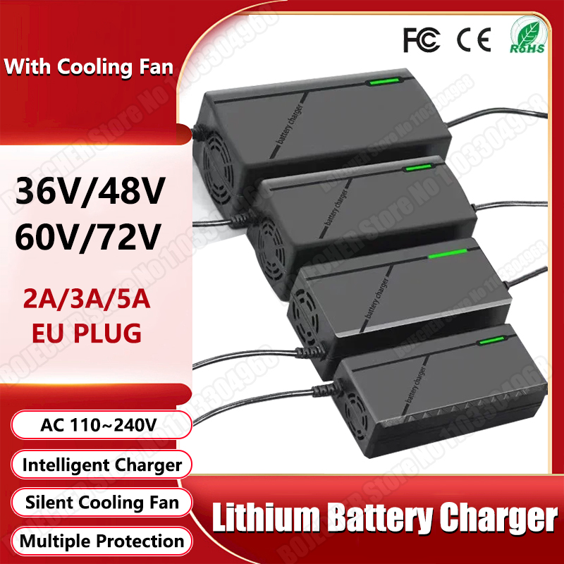 84V 20A Smart Charger - Cargador de 36V, 48V, 60V, 72V,