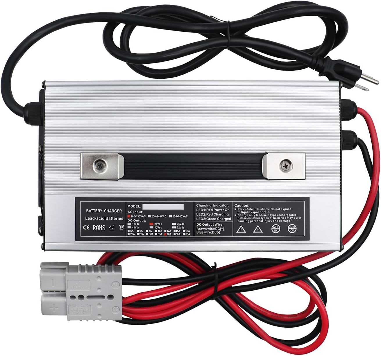 Cargador de Batería Automático - 72V 15A Fast Charger reseña y precio