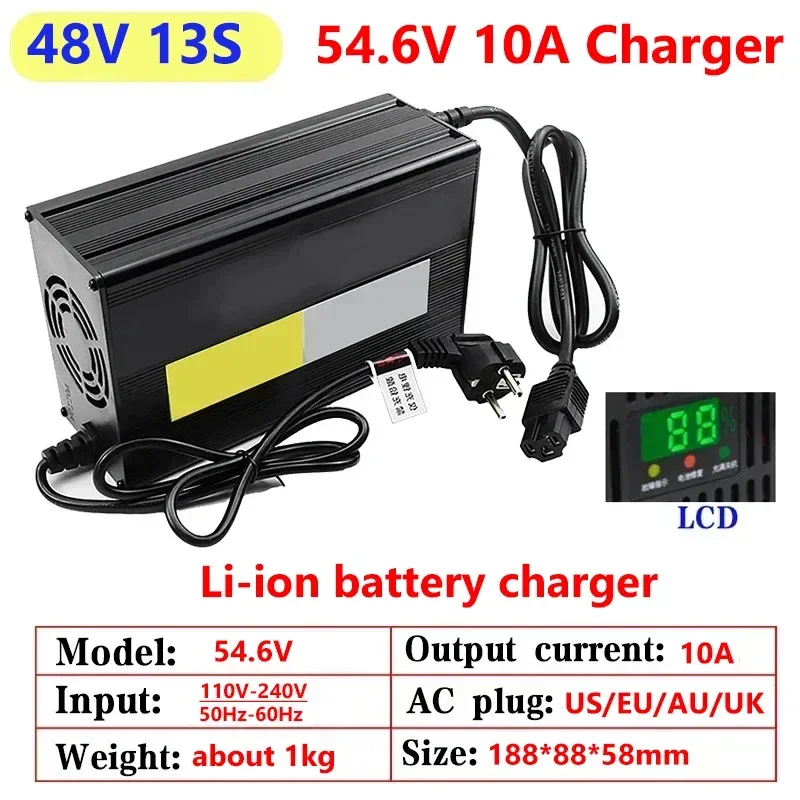 Cargador de batería de litio 1 - 84V 20A Smart Charger reseña y precio