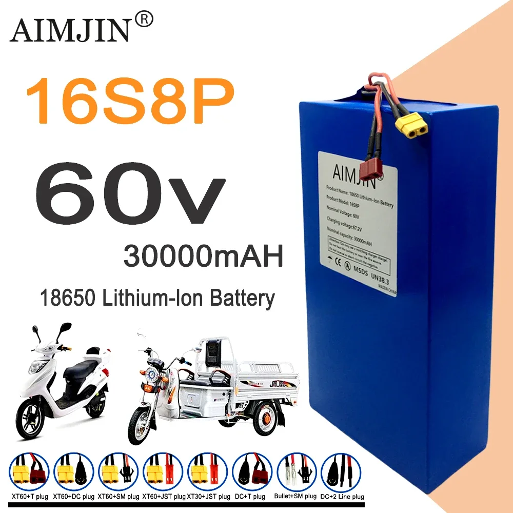Batería de Litio 16S8p 1000-30 - 60V 50Ah Electric Scooter Battery reseña y precio
