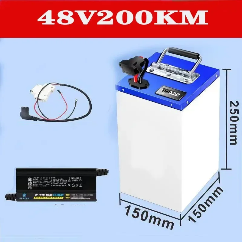 Batería de Litio de 72V 60V 48 - 60V 50Ah Electric Scooter Battery reseña y precio