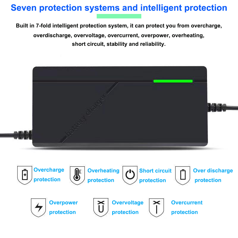 Cargador de batería de litio d - 84V 20A Smart Charger reseña y precio