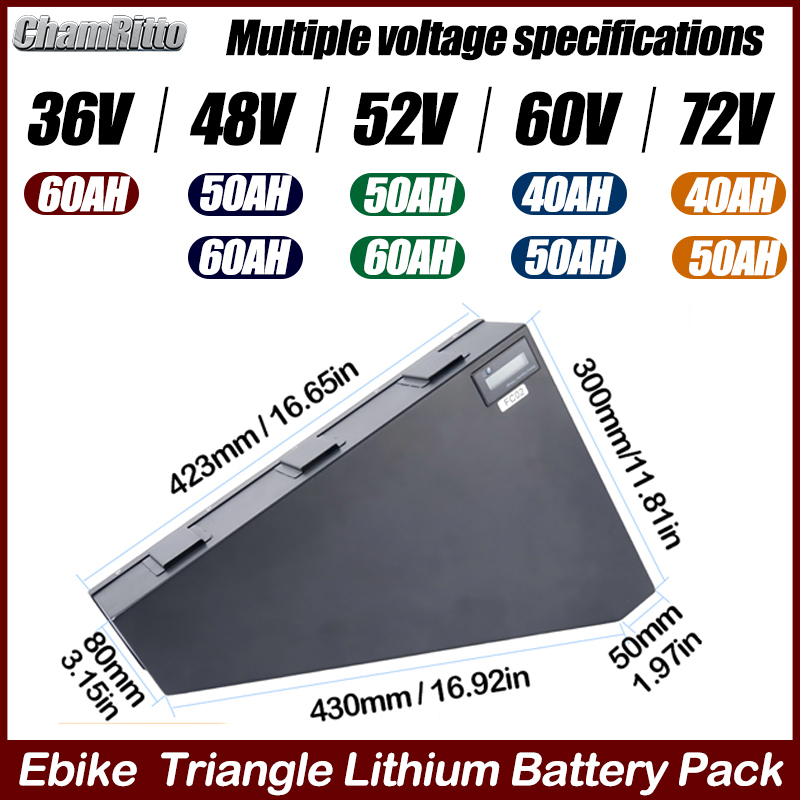 Bicicleta Eléctrica 60v72v 300 - 72V 50Ah 21700 Lithium Battery reseña y precio